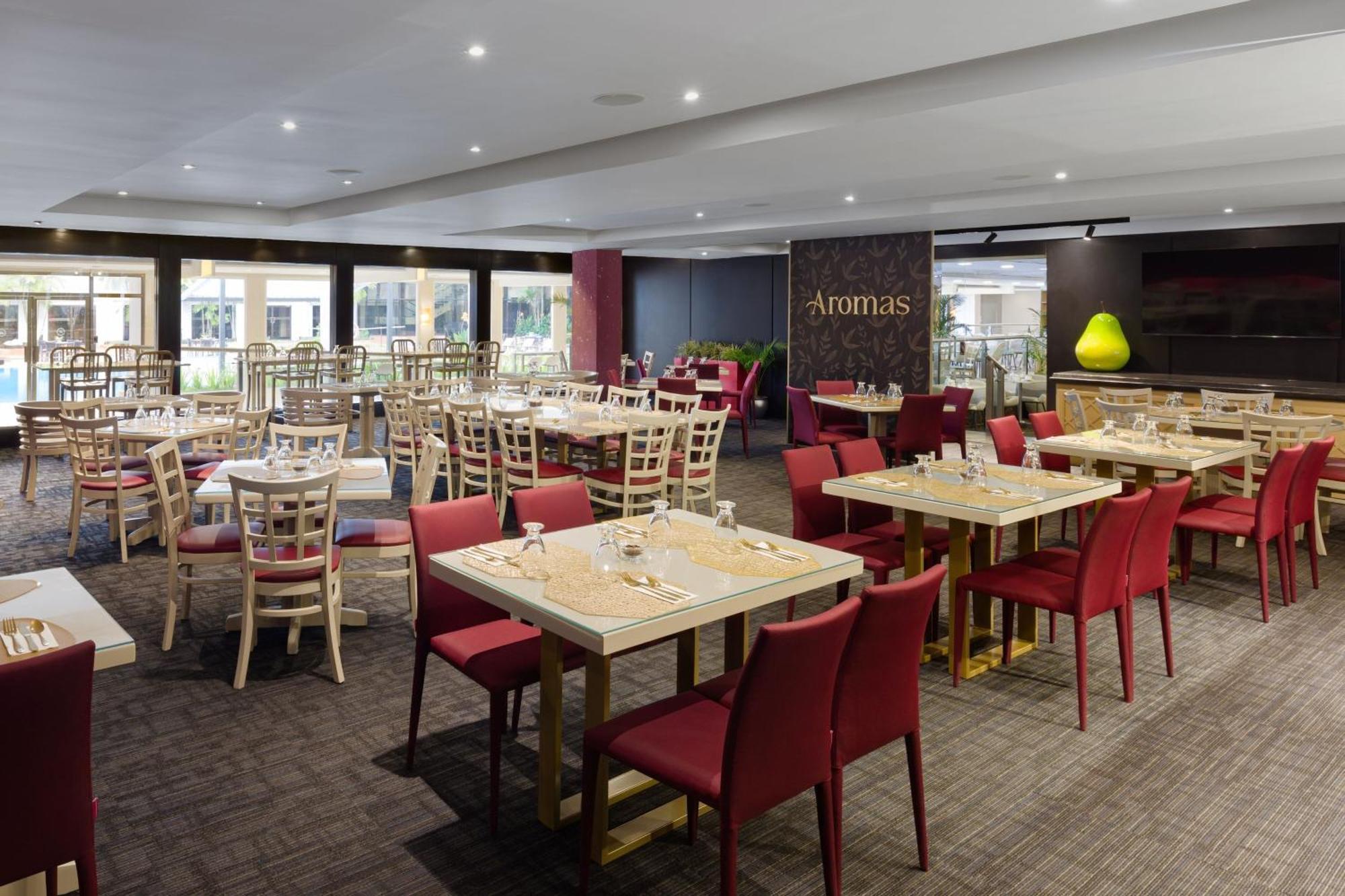 Sheraton Grand Panama Buitenkant foto Aromas restaurant